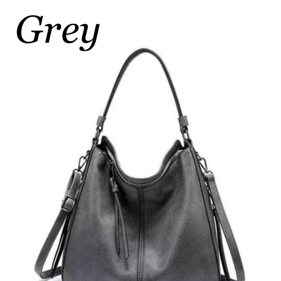 🍀SALE PRICE🍀 NWT Large Leather hobo bag/ crossbody DISCOUNTED SHIPPING - Picture 5 of 16